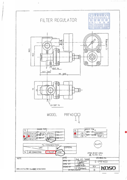 KOSO PRF404