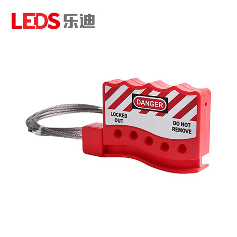 LDR12 - Grip-Type Cable Lockout with Steel Cable